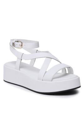 Tommy Hilfiger Сандали New Flatform Strap FW0FW07245 Ecru YBL - Mera.bg