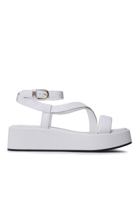 Tommy Hilfiger Сандали New Flatform Strap FW0FW07245 Ecru YBL - Mera.bg