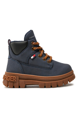Tommy Hilfiger Туристически oбувки Lace Up Bootie T1X5-33705-1269800 Тъмносин - Mera.bg