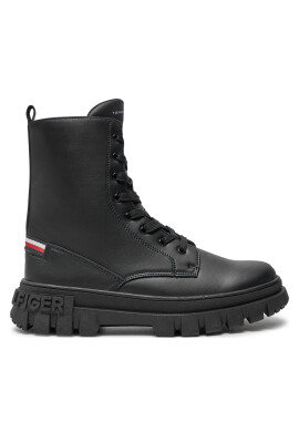 Tommy Hilfiger Туристически oбувки Lace-Up Bootie T3A5-33600-1351 S Черен - Mera.bg