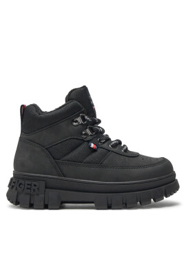 Tommy Hilfiger Зимни обувки Lace-Up Bootie T3X5-33707-1492 M Черен - Mera.bg