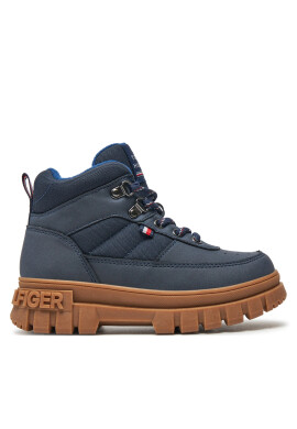 Tommy Hilfiger Зимни обувки Lace-Up Bootie T3X5-33707-1492 M Тъмносин - Mera.bg