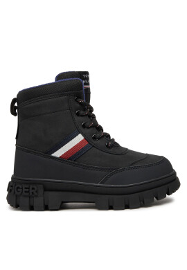 Tommy Hilfiger Туристически oбувки Stripes Fur Boot T3X5-33713-1487 M Черен - Mera.bg