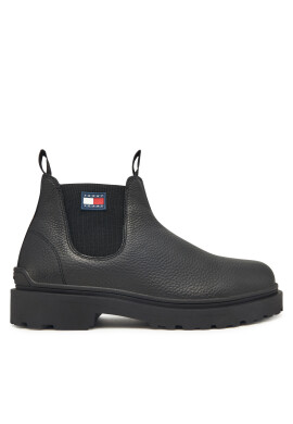 Tommy Jeans Боти тип челси Tjm Chelsea Leather Wl EM0EM01670 Черен - Mera.bg
