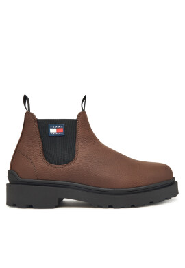 Tommy Jeans Боти тип челси Tjm Chelsea Leather Wl EM0EM01670 Кафяв - Mera.bg