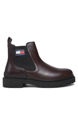 Tommy Jeans Боти тип челси Tjm Leather Chelsea Boot EM0EM01448 Кафяв - Mera.bg