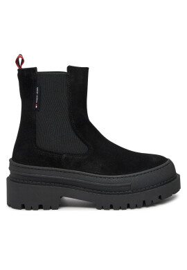 Tommy Jeans Боти тип челси Tjw Foxing Chelsea Suede EN0EN02631 Черен - Mera.bg