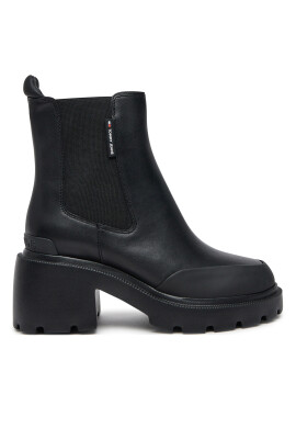 Tommy Jeans Боти Tjw Mid Heel Chelsea Boot EN0EN02681 Черен - Mera.bg