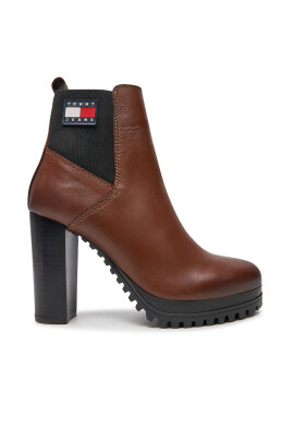 Tommy Jeans Боти Tjw New Ess High Heel Boot EN0EN02439 Кафяв - Mera.bg