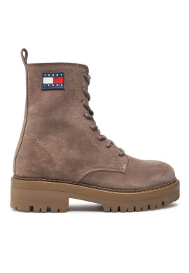 Tommy Jeans Боти Tjw Urban Lace Up Suede EN0EN02630 Кафяв - Mera.bg