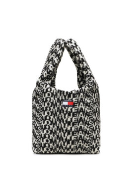 Tommy Jeans Дамска чанта Tjw x For You Shopper Bag Logoma AW0AW14423 Бял - Mera.bg
