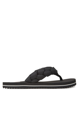 Tommy Jeans Джапанки Braided Thong Beach Sandal EN0EN02877 Черен - Mera.bg
