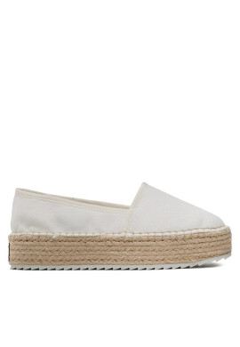 Tommy Jeans Еспадрили Flatform Espadrille EN0EN02078 Бял - Mera.bg
