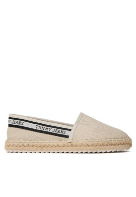 Tommy Jeans Еспадрили Tjw Flatform Webbing Espadrille EN0EN02362 Bleached Stone AEV - Mera.bg
