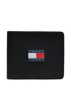 Tommy Jeans Голям мъжки портфейл Tjm Heritage Leather Cc Wallet AM0AM12082 Черен - Mera.bg