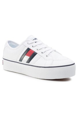 Tommy Jeans Гуменки Flatform Flag Sneaker EN0EN00944 White YBR - Mera.bg
