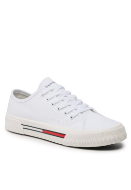 Tommy Jeans Гуменки Low Cut Wmns Canvas EN0EN02085 White 0K4 - Mera.bg