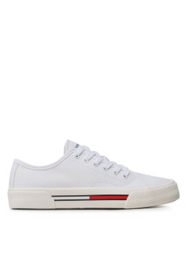 Tommy Jeans Гуменки Low Cut Wmns Canvas EN0EN02085 White 0K4 - Mera.bg