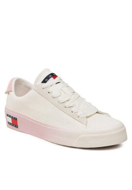 Tommy Jeans Гуменки Vulc Flatform Canvas EN0EN02096 Бял - Mera.bg