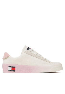 Tommy Jeans Гуменки Vulc Flatform Canvas EN0EN02096 Бял - Mera.bg