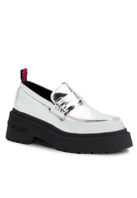 Tommy Jeans лоуфъри с дебела подметка Tjw Chunky Metallic EN0EN02321 Сребрист - Mera.bg