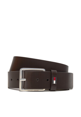 Tommy Jeans Мъжки колан Tjm Flag Leather 4.0 AM0AM12420 Кафяв - Mera.bg