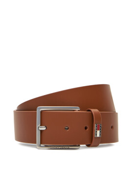 Tommy Jeans Мъжки колан Tjm Flag Leather 4.0 AM0AM13416 Кафяв - Mera.bg