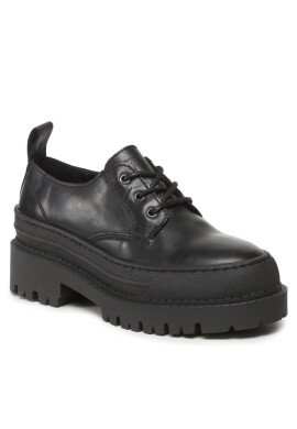 Tommy Jeans Обувки Foxing Leather Shoe EN0EN01905 Black BDS - Mera.bg