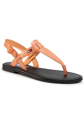 Tommy Jeans Сандали Color Block Basic Thong Sandal EN0EN00908 Melon Orange SC1 - Mera.bg