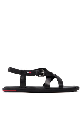 Tommy Jeans Сандали Leather Sandal EN0EN01809 Black BDS - Mera.bg