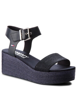 Tommy Jeans Сандали Sporty Denim Flatform Sandal EN0EN00221 Midnight 403 - Mera.bg