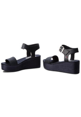 Tommy Jeans Сандали Sporty Denim Flatform Sandal EN0EN00221 Midnight 403 - Mera.bg