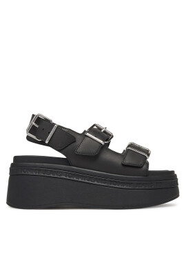 Tommy Jeans Сандали Tjw Wedge Sandal EN0EN02774 Черен - Mera.bg