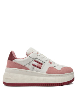 Tommy Jeans Сникърси Retro Basket Flatform Mix EN0EN02654 Розов - Mera.bg