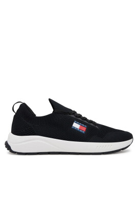Tommy Jeans Сникърси Runner Kntitted EM0EM01555 Черен - Mera.bg