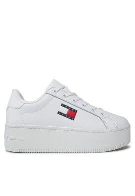 Tommy Jeans Сникърси Tjw Flatform Ess EN0EN02518 Бял - Mera.bg