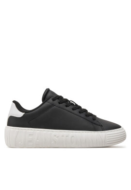 Tommy Jeans Сникърси Tjw Leather Cupsole Ess EN0EN02507 Черен - Mera.bg