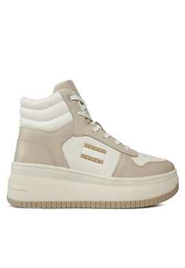 Tommy Jeans Сникърси Tjw Retro Basket Mc Lace Up EN0EN02422 Бежов - Mera.bg