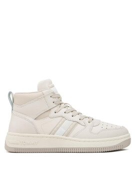 Tommy Jeans Сникърси Tjw Retro Basket Mc Leather Mix EN0EN02205 Бежов - Mera.bg