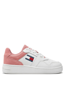 Tommy Jeans Сникърси Tjw Retro Basket Mix Media EN0EN02653 Розов - Mera.bg