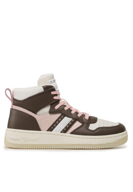 Tommy Jeans Сникърси Tjw Retro Basket Ripstop Mix Mc EN0EN02350 Кафяв - Mera.bg