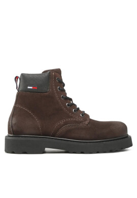 Tommy Jeans Туристически oбувки Bran Short Lace Up Nylon Collar EM0EM01059 Кафяв - Mera.bg
