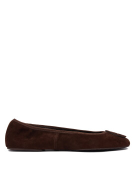 Tory Burch Балеринки Reva Travel Ballet 177247 Кафяв - Mera.bg