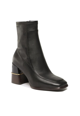 Tory Burch Боти Multi Logo Strech Boot 142203 Черен - Mera.bg