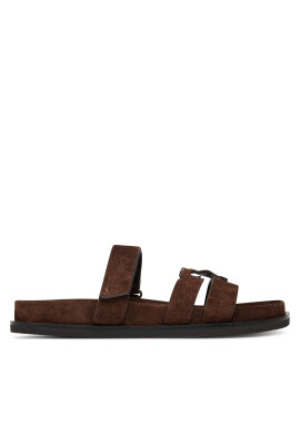 Tory Burch Чехли Ines Sport Slide 163481 Кафяв - Mera.bg