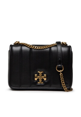 Tory Burch Дамска чанта Kira Chain Shoulder Bag 87244 Black/Rolled Gold 890 - Mera.bg