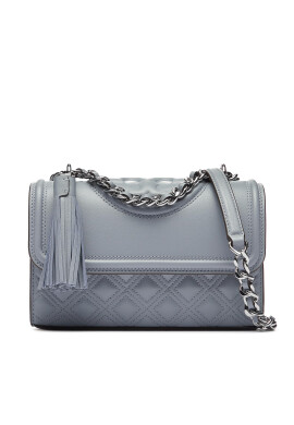 Tory Burch Дамска чанта Flaming Small Convertible Shoulder Bag 75576 Cloud Blue 023 - Mera.bg
