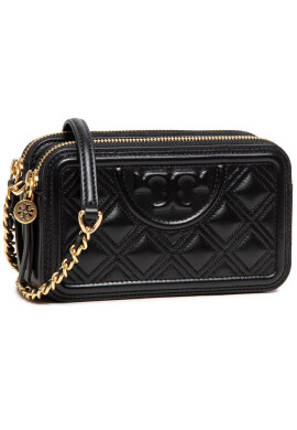 Tory Burch Дамска чанта Fleming Double Zip Mini Bag 79403-001 Black - Mera.bg