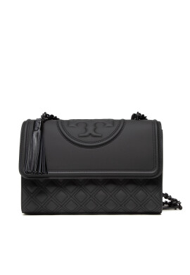 Tory Burch Дамска чанта Fleming Matte Convertible Shoulder Bag 82559 Черен - Mera.bg