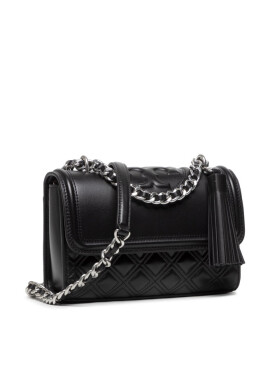 Tory Burch Дамска чанта Fleming Small Convertible Shoulder Bag 75576 Black/Silver 003 - Mera.bg